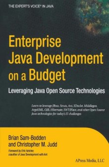 Enterprise Java development on a budget : leveraging Java open source technologies
