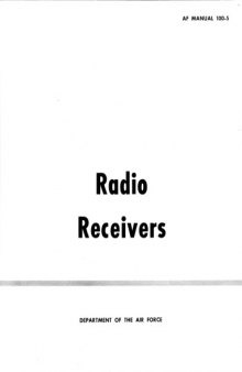 Radio Receivers [USAF Manual 100-5]