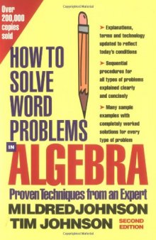 How to Solve Word Problems in Algebra, 