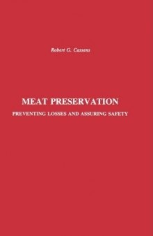 Meat Preservation: Preventing Losses and Assuring Safety