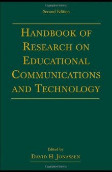 Handbook of Research on Educational Communications and Technology, 2nd Edition (Project of the Association for Educational Communications an)