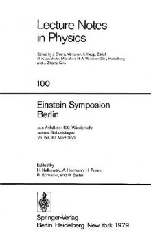 Einstein Symposion Berlin