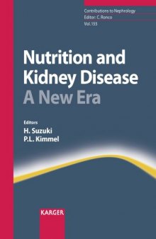 Nutrition and Kidney Disease: A New Era (Contributions to Nephrology)