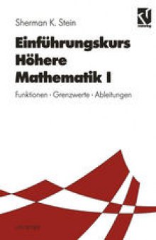 Einführungskurs Höhere Mathematik I: Funktionen · Grenzwerte · Ableitungen