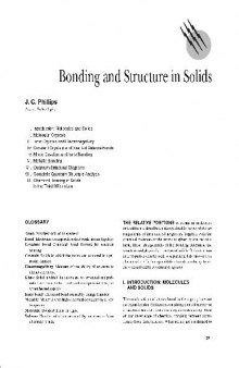 Encyclopedia of Physical Science and Technology - Condensed Matter