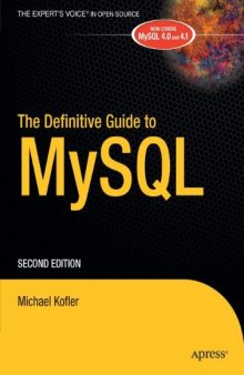 The definitive guide to MySQL