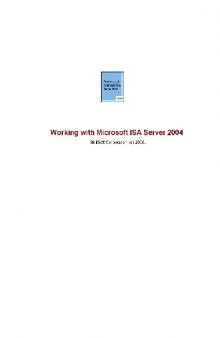 Working with Microsoft ISA Server 2004