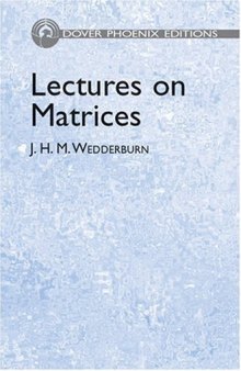 Lectures on matrices