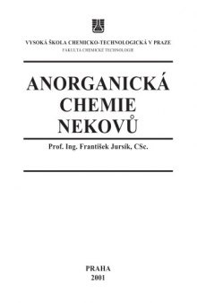Anorganická chemie nekovů