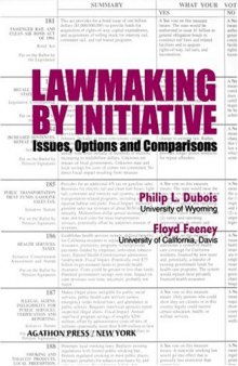 Lawmaking By Initiative