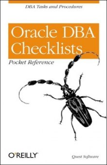 Oracle DBA Checklists Pocket Reference