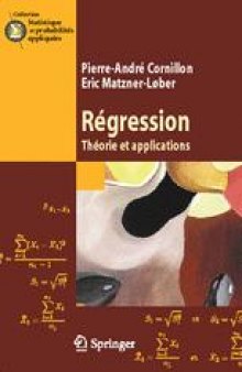 Regression: Theorie et applications