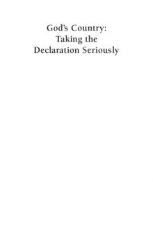 God's Country: Taking the Declaration Seriously: The 1999 Francis Boyer Lecture (Francis Boyer Lectures on Public Policy, 2000.)