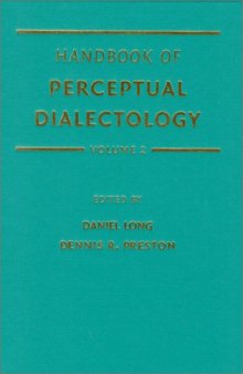 Handbook of Perceptual Dialectology ~ Volume 2