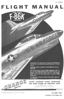 Flight Manual F-86K fighter (USAF) [T.O. 1F-86K-1]