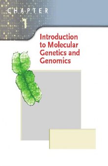 Introduction To Molecular Genetics And Geonomics