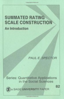 Summated rating scale construction: an introduction