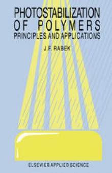 Photostabilization of Polymers: Priciples and Applications