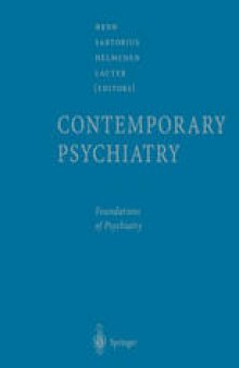 Contemporary Psychiatry: Volume 1 Foundations of Psychiatry, Volume 2 Psychiatry in Special Situations, Volume 3 Specific Psychiatric Disorders