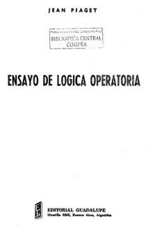 Ensayo de Lógica Operatoria