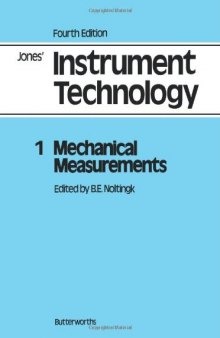 Mechanical Measurements. Jones' Instrument Technology