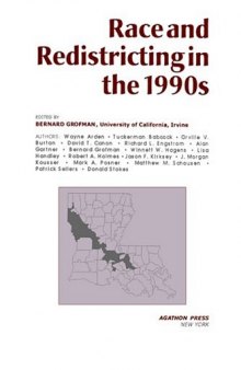 Race and Redistricting in the 1990's (Agathons Representation : V.5)
