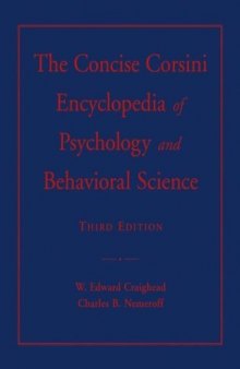 Concise Corsini Encyclopedia of Psychology and Behavioral Science