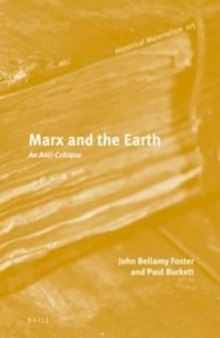 Marx and the Earth:  An Anti-Critique