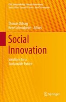 Social Innovation: Solutions for a Sustainable Future