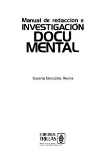 Manual de redacción e investigación documental