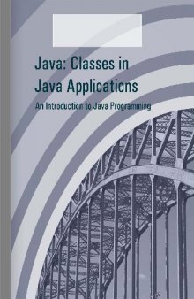 Java: Classes in Java Applications