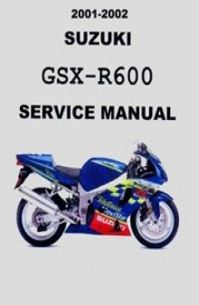 Suzuki GSX-R600 service Manual