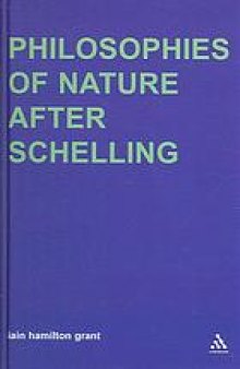 On an Artificial Earth : Philosophies of Nature after Schelling