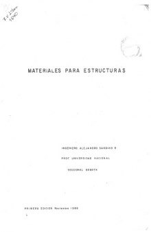 Materiales para Estructuras
