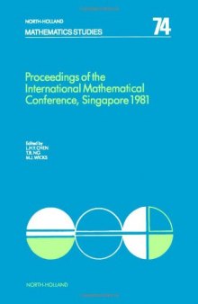 International Mathematical Conference 1982: Proceedings 