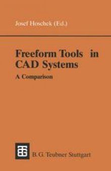 Freeform Tools in CAD Systems: A Comparison