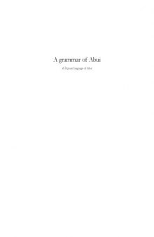 A grammar of Abui: a Papuan language of Alor, Part 2  