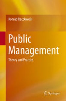 Public Management: Theory and Practice