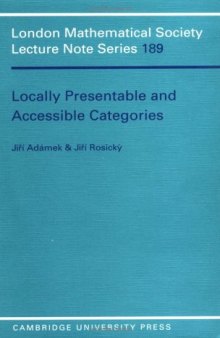 Locally Presentable and Accessible Categories