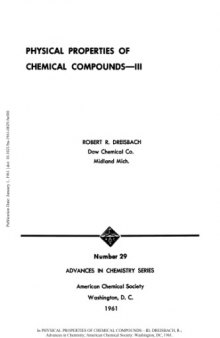 Physical properties of chemical compounds / 3.