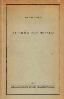 Bildung und Wissen