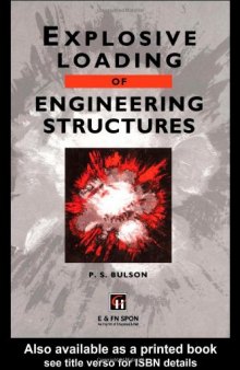 Explosive Loading Of Engineering Structures