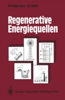 Regenerative Energiequellen