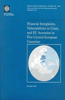 Financial integration, vulnerabilities to crisis, and EU accession in five central European countries, Volumes 23-439