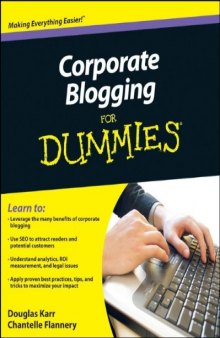 Corporate Blogging For Dummies