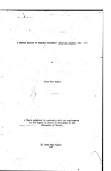 A partial edition of Francesc Eiximenis’ Dotzè del Crestià (Chs. 1-97)