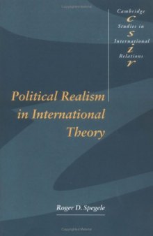 Political Realism in International Theory