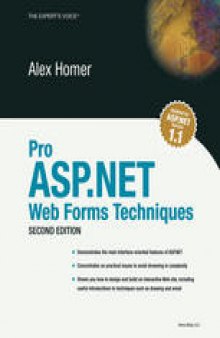 Pro ASP.NET Web Forms Techniques