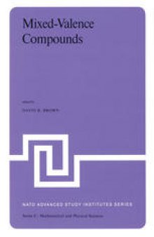 Mixed-Valence Compounds: Theory and Applications in Chemistry, Physics, Geology, and Biology