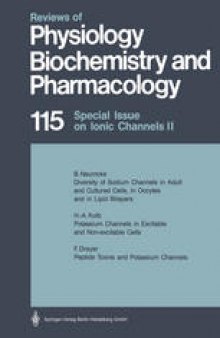 Special Issue on Ionic Channels II